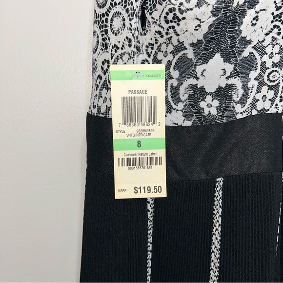 NWT INC international Concepts Floral A-Line Sleeveless Midi Dress - Picture 4 of 4